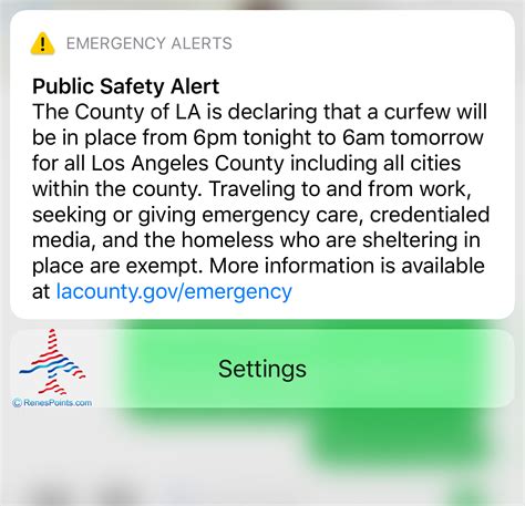 Message for U.S. Citizens: Curfew Alert (September 30, 2024).